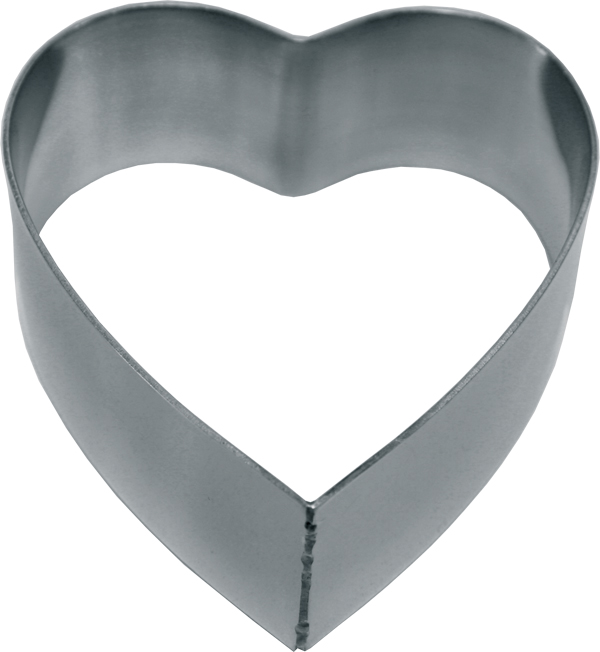 Garnierring 18/8 Herz - 90x35mmh FS